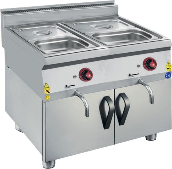 CSA Inox Karacasan Industrial 900 Series Cabinet 2-Electric Sauce Bain-Marie Machine 