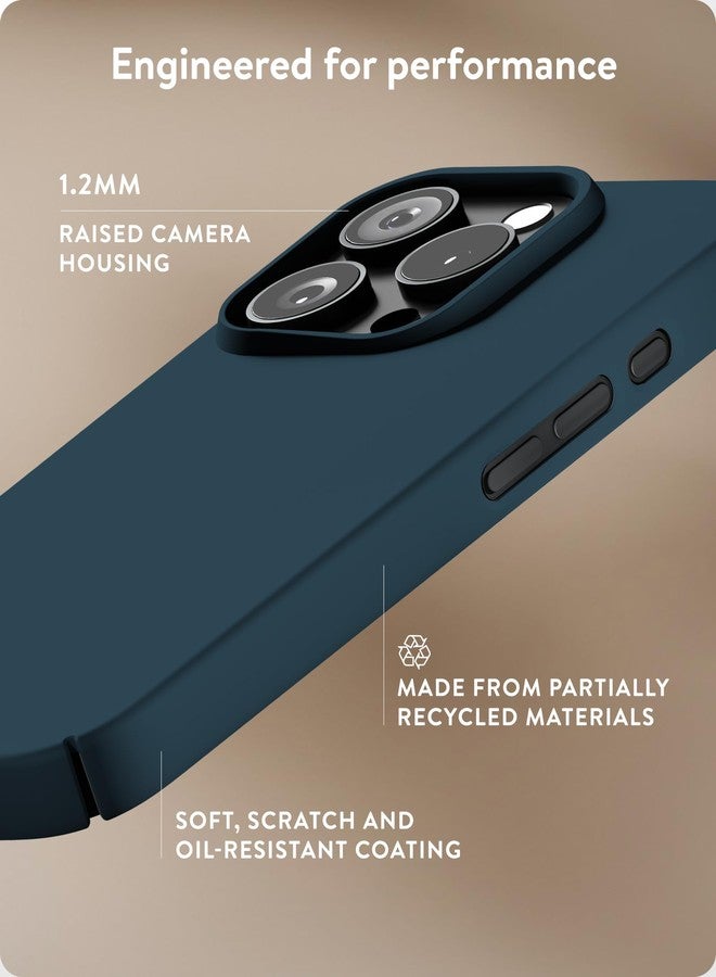 Mous for iPhone 16 Pro Max Case Slim MagSafe Compatible - Super Thin 2.0 - Magnetic Phone Cover - Navy Blue - Image 5