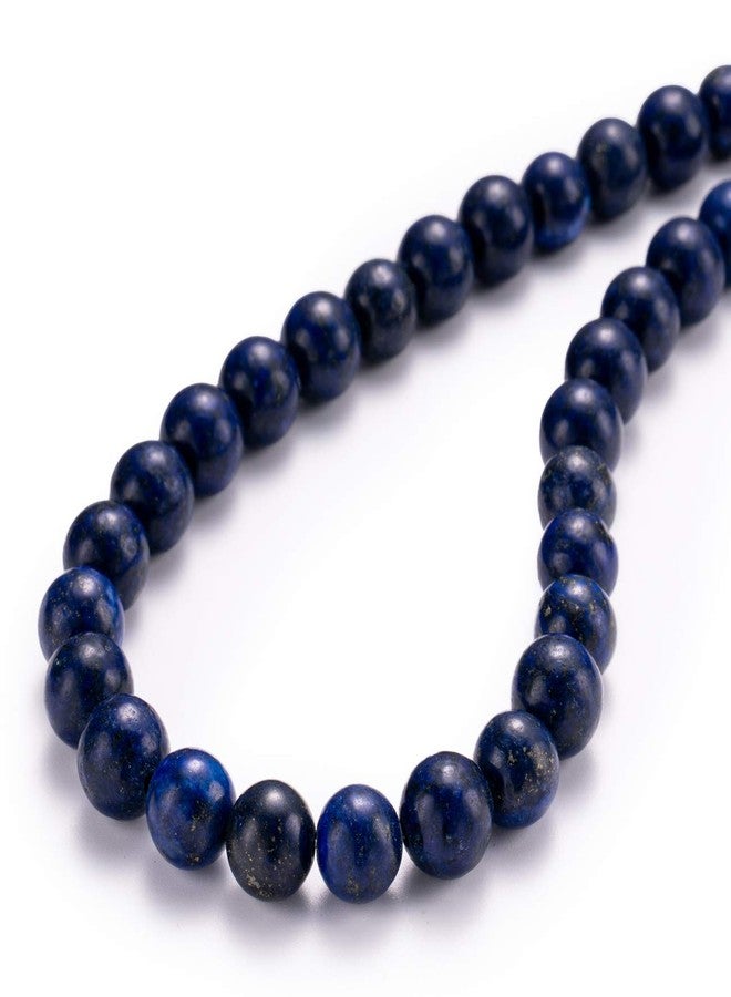 BEADIA Natural Lapis Lazuli Stone Round Loose Semi Gemstone Beads for Jewelry Making 6MM 61PCS - Image 1