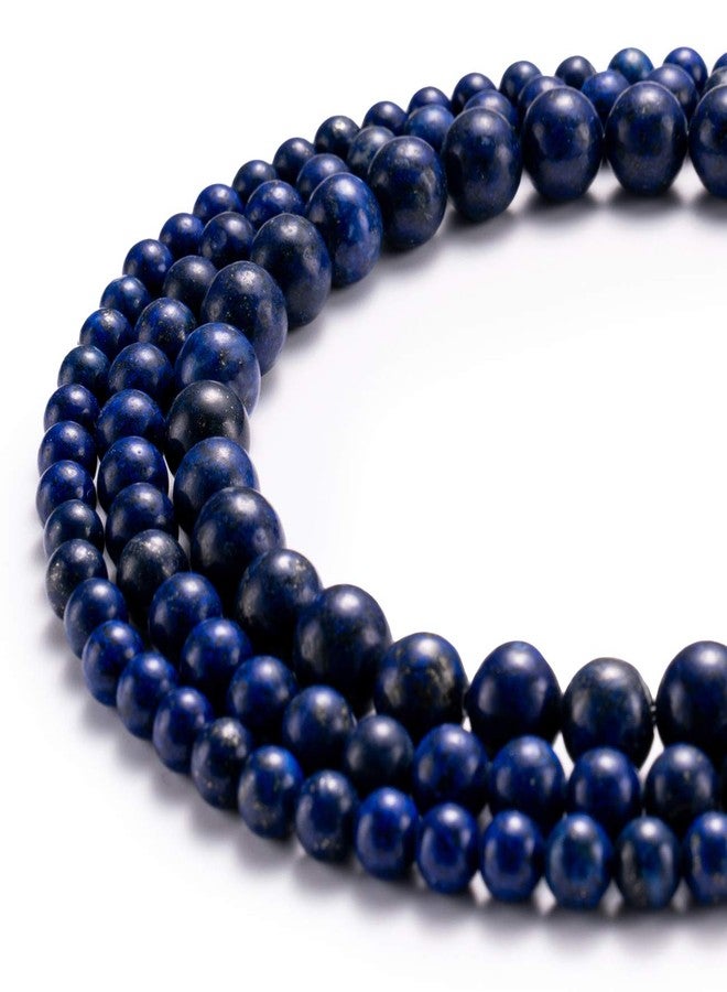 BEADIA Natural Lapis Lazuli Stone Round Loose Semi Gemstone Beads for Jewelry Making 6MM 61PCS - Image 2