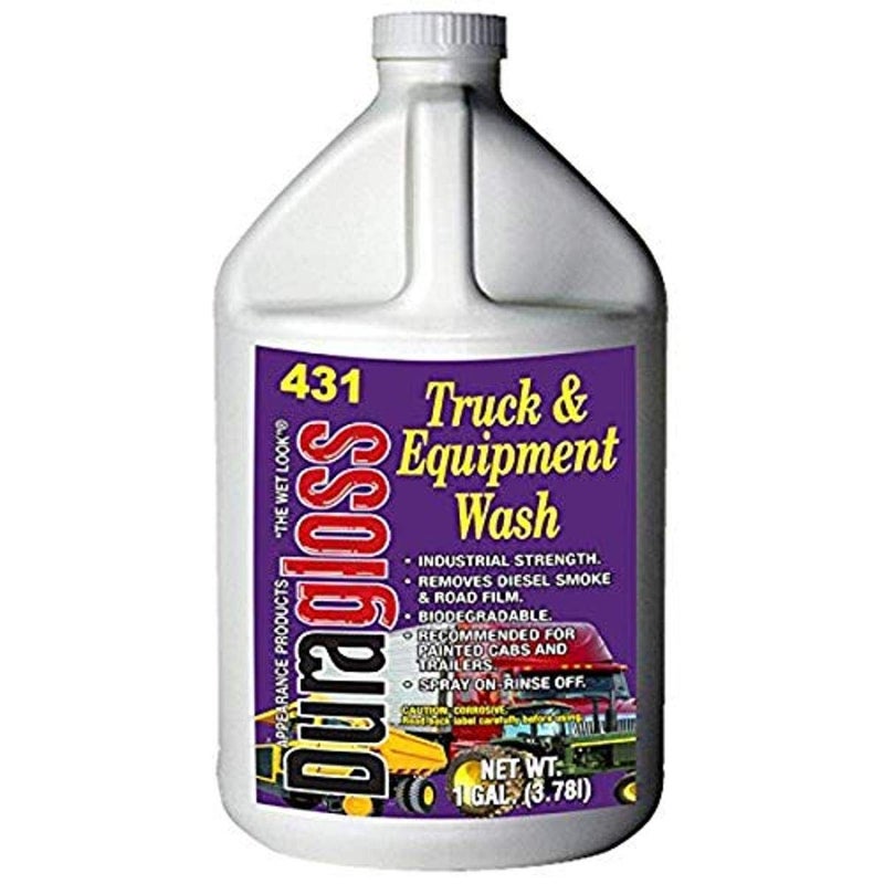 Duragloss دوراجلوس 431 غسيل الشاحنات والمعدات، 1 جالون، 128 أونصة، عبوة واحدة، أبيض - Image 4