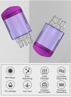 URbazaar Scalp Applicator Comb, Scalp Oil Applicator, Root Comb Applicator Bottle for Hair, Hair Serum Applicator Suitable for Various Liquids Essential Oil, Hair Massager for Hair Growth  - Image 4