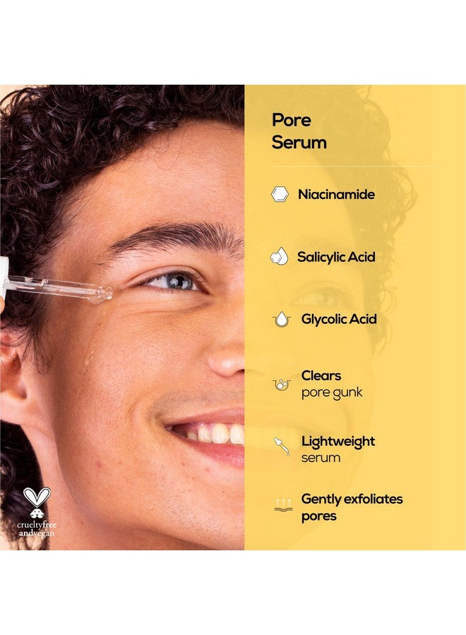 Hanhoo Pore Serum with Niacinamide | Gently Exfoliating Pore Serum | For Clogged Pores, Oily Skin, and Acne-Prone Skin | Made with Niacinamide, Glycolic Acid, & Salicylic Acid | 1.01 Fl. Oz. - Image 4