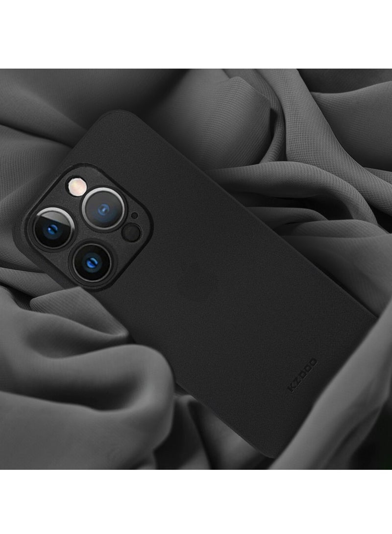 iPhone 15 Pro Max Case Air Skin Series Back Cover Sturdy Durable Thin Case Drop Protection Case Cover Black