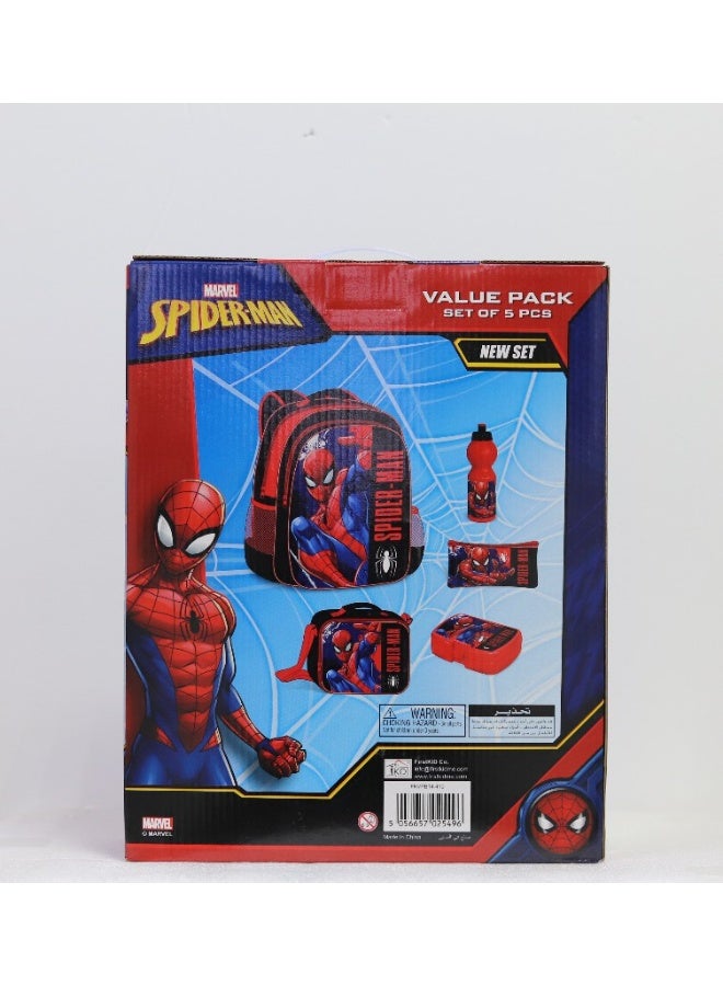 Marvel Spider-Man Classics Marvel Spider Man Classics 5 In 1 Backpack 14-Inch FKVPB14-410 - Image 3