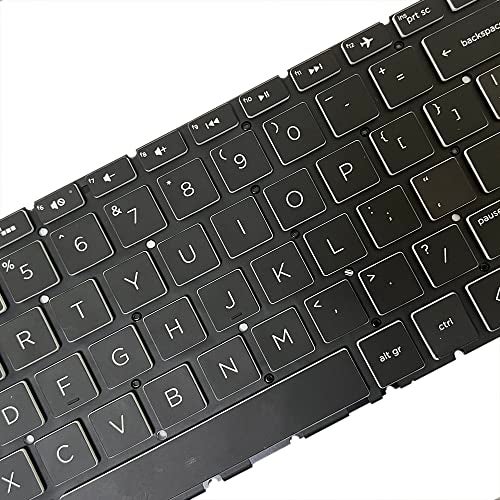 GinTai Laptops Keyboard Backlit US Replacement for HP Pavilion Gaming 15-DK 15-EC 15T-DK 15-CR 15-CS PK1328B3A09 - Image 5