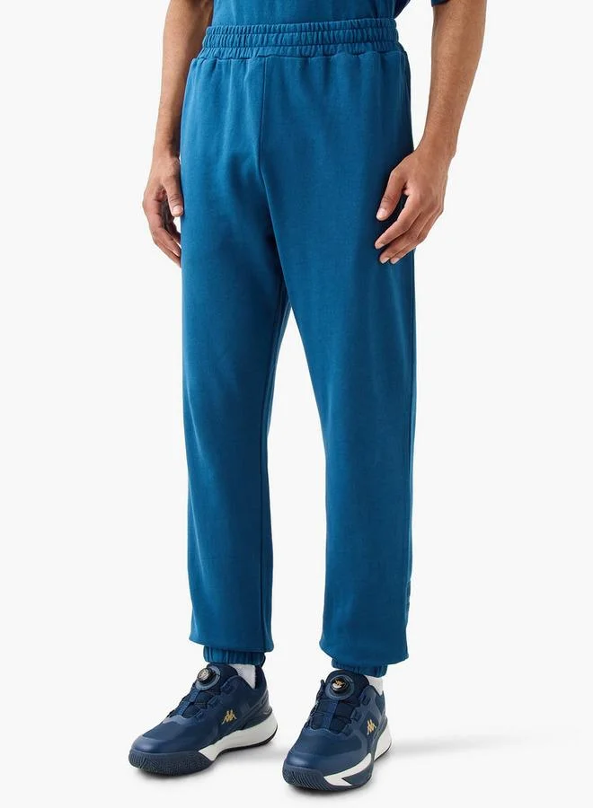 Kappa Logo Embroidered Joggers with Piping Detail and Pockets