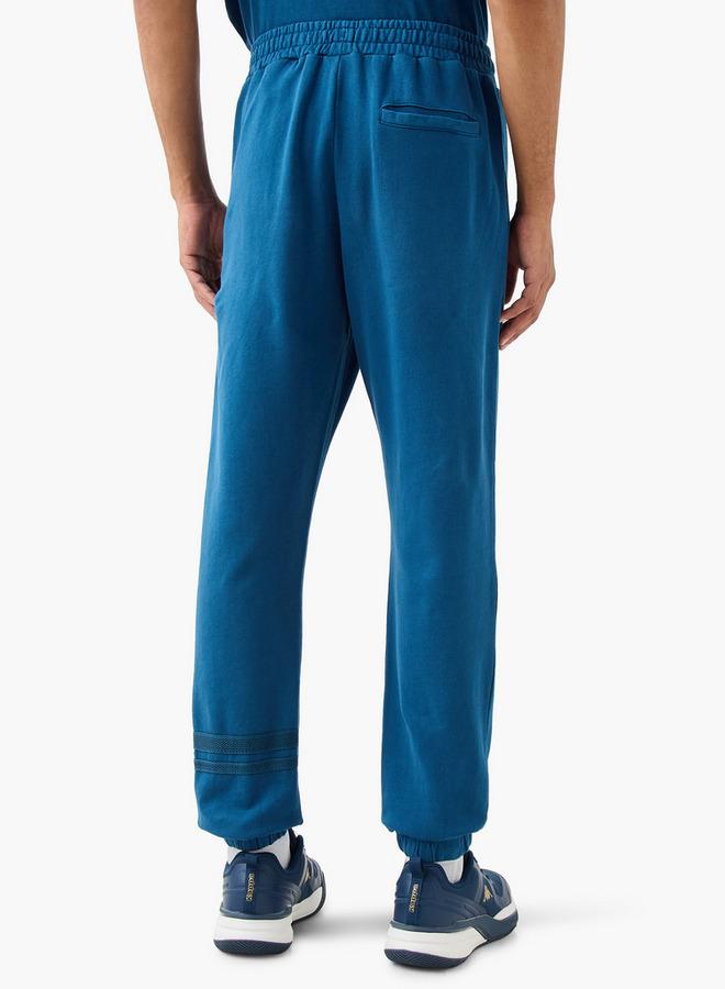 Kappa Logo Embroidered Joggers with Piping Detail and Pockets - Image 3