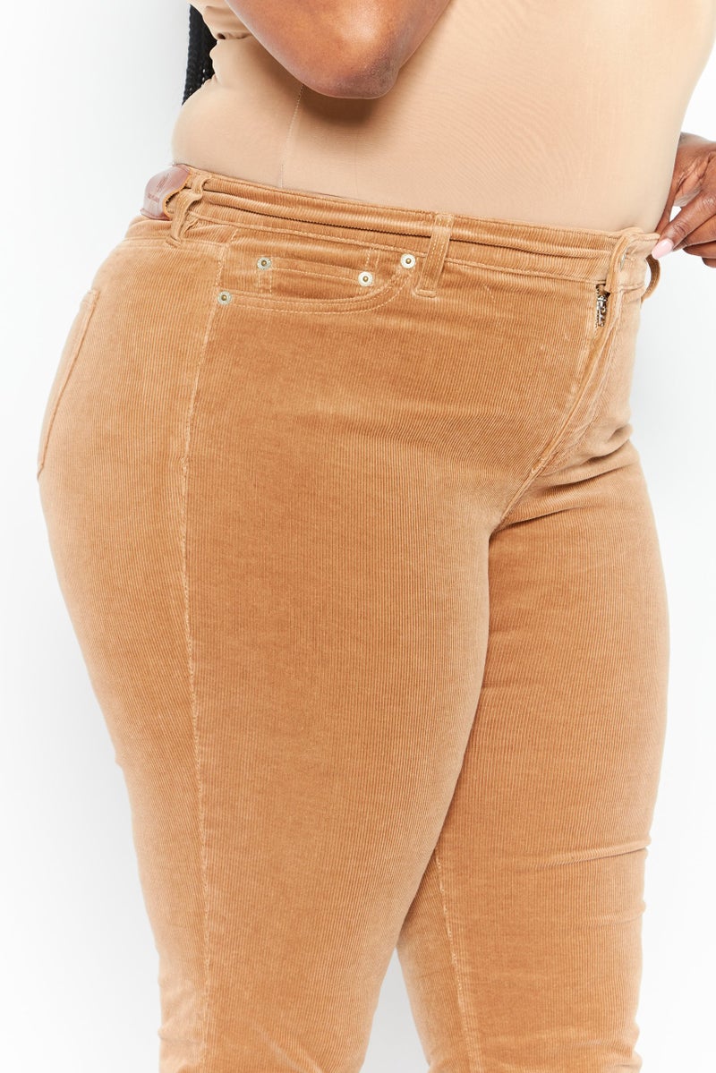 RALPH LAUREN Women Plus Size Textured Pant, Tan  - Image 4