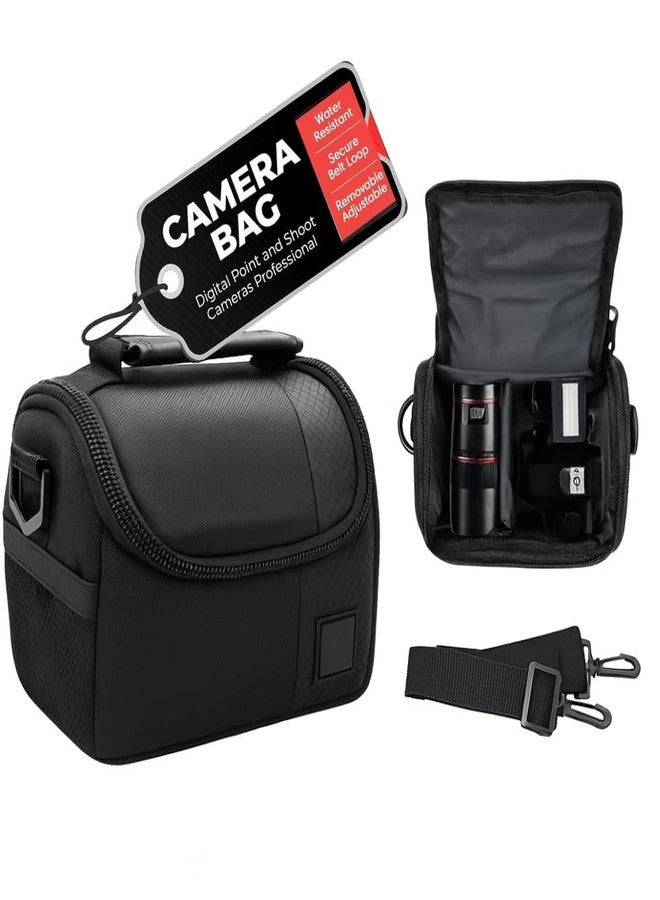 eCostConnection Medium Soft Padded Camera Equipment Bag / Case For Nikon 1 S2, 1 J4, D300, D300S, D3000, D3100, D3200, D5000, D5100, D5200, D5300, D5500, D610, D600, D70, D700, D7000, D7100, D800, D800E, D90, DF, 1 J1, 1 V1 & Moreââ‚¬¦ + Microfiber Cloth - Image 2