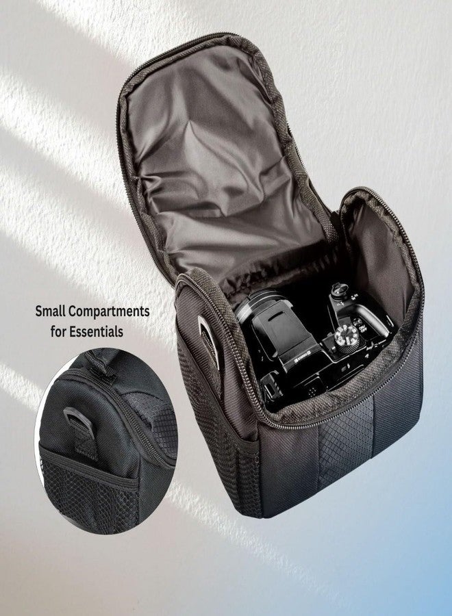 eCostConnection Medium Soft Padded Camera Equipment Bag / Case For Nikon 1 S2, 1 J4, D300, D300S, D3000, D3100, D3200, D5000, D5100, D5200, D5300, D5500, D610, D600, D70, D700, D7000, D7100, D800, D800E, D90, DF, 1 J1, 1 V1 & Moreââ‚¬¦ + Microfiber Cloth - Image 3