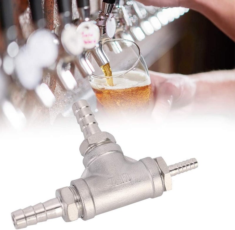 Fdit Household Stainless Steel Beer Brewing Inline Aeration Stone Aerator Kit Oxygenation Diffuser for Homebrew Accessories - Image 3