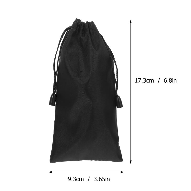 Soft Cloth Eyeglasses Storage Bag Drawstring Pouch Travel Case Organizer 10 Pack - Image 3