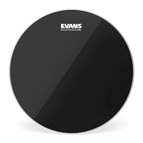 Evans Black Chrome Drum Head, 12 Inch - Image 1
