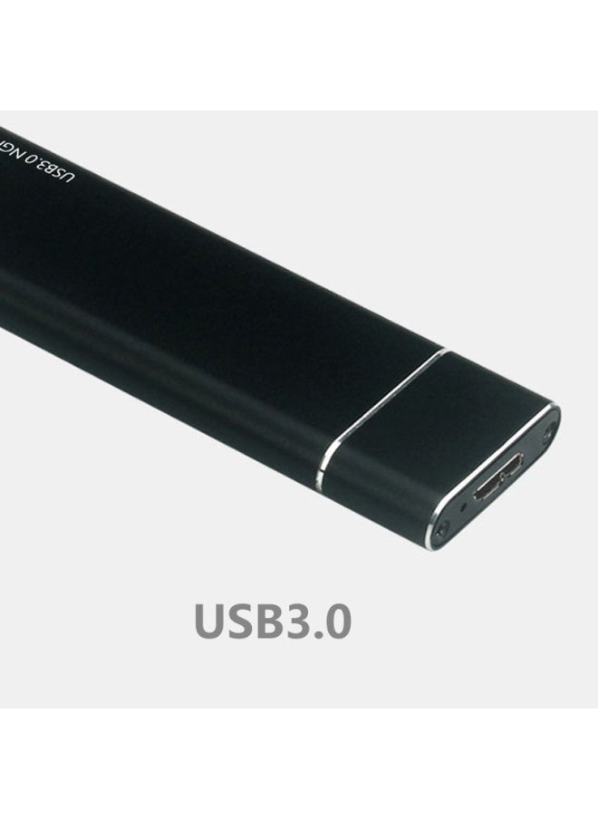Generic USB3.0 Metal NGFF Solid State SSD Serial Port SATA Protocol To External M.2 Mobile Hard Disk Box-Color:MN02 Black  - Image 5
