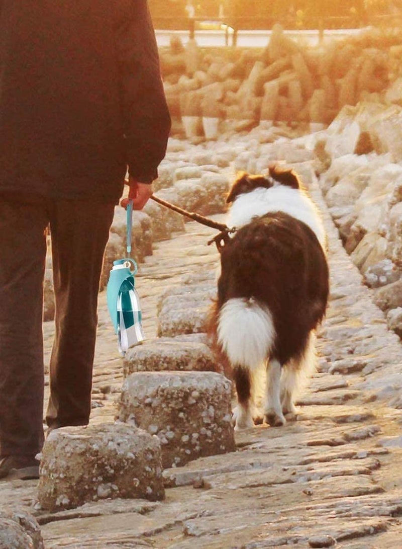 زجاجة ماء للكلب للمشي، موزع مياه للحيوانات الأليفة، حاوية محمولة مع كوب شرب للتنزه في الهواء الطلق، السفر للجرو، والقطط، والهامستر، والأرانب والحيوانات الصغيرة الأخرى - Image 2