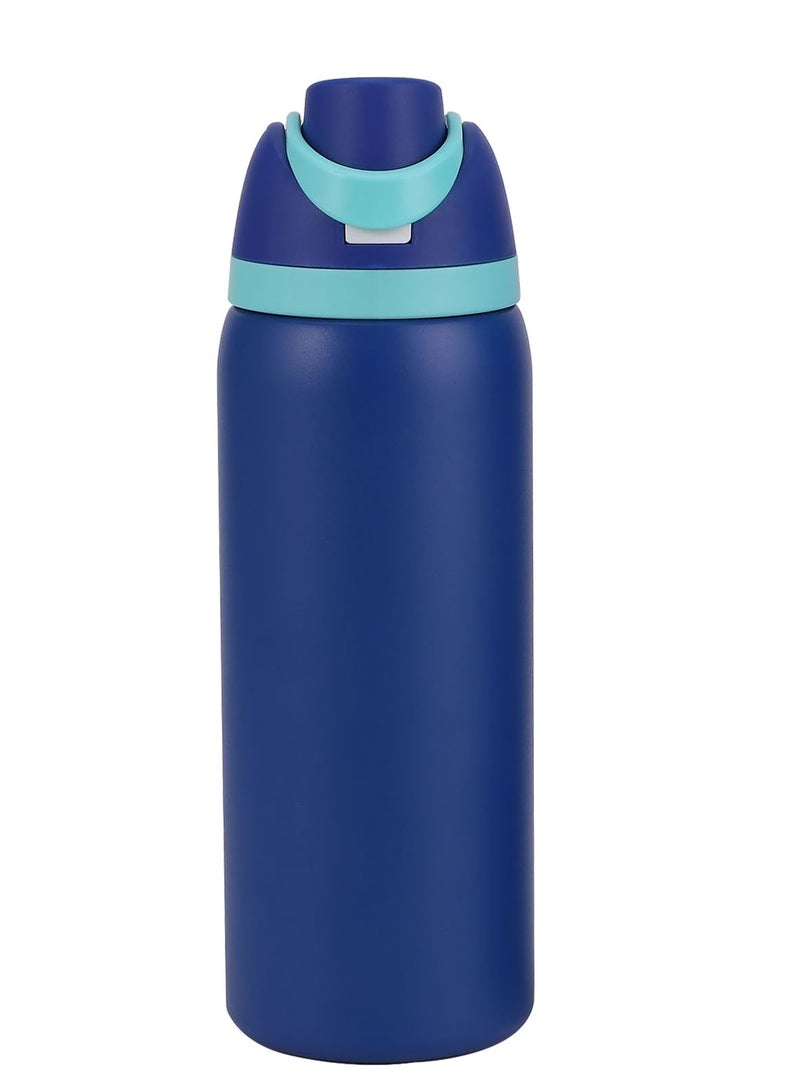 GIFUBOWA 32oz Water Bottle with Straw and Chug Lid Vacuum Insulated Stainless Steel Metal Thermos Bottles Reusable Leak Proof BPA-Free Flask for Sports - Image 1