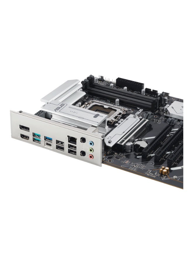 ASUS Prime B860-Plus WiFi ATX Motherboard – Intel LGA 1851 Socket, Supports 14th/15th Gen Core Ultra Processors, DDR5 up to 256GB 8666+ MT/s (AEMP III), PCIe 5.0 x16, Dual M.2 (1× PCIe 5.0, 1× PCIe 4.0), WiFi 6E, Bluetooth 5.3, 2.5Gb LAN, USB-C 20Gbps, HDMI 2.1, DP 1.4, Aura Sync RGB, 4x SATA III, ATX Form Factor | 90MB1K50-M0EAY0 - Image 4