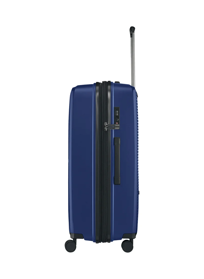 Wenger UltraLite Hardside Large Expandable 76cm Check-In Luggage Trolley Blue - 612376