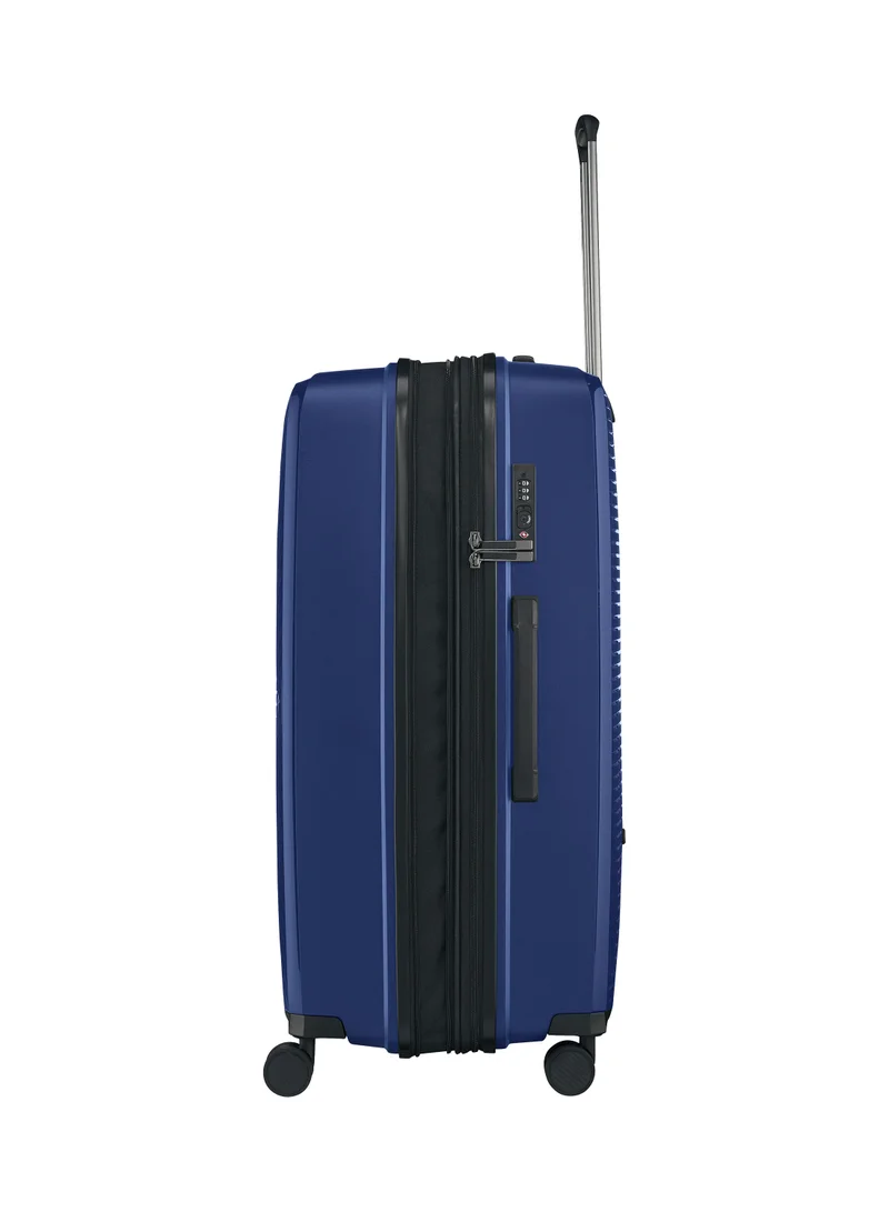 Wenger UltraLite Hardside Large Expandable 76cm Check-In Luggage Trolley Blue - 612376