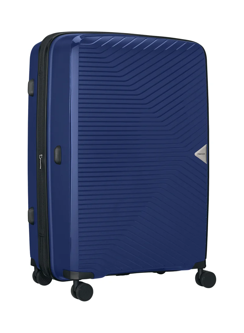 Wenger UltraLite Hardside Large Expandable 76cm Check-In Luggage Trolley Blue - 612376