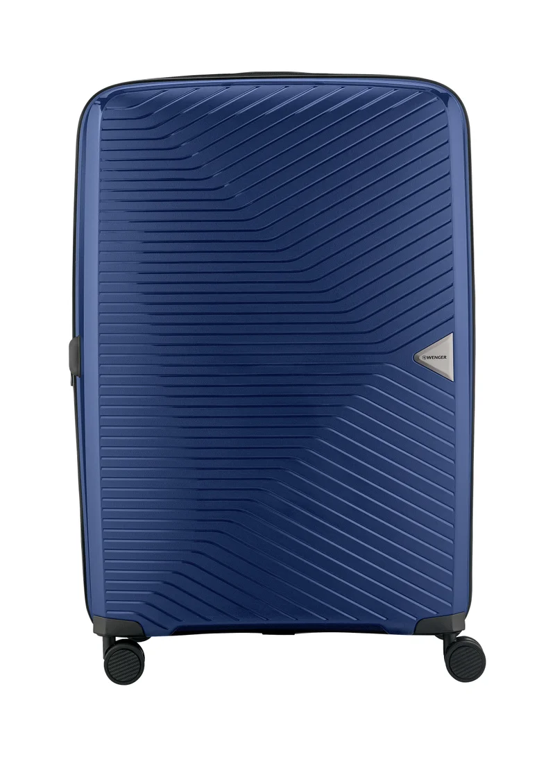 Wenger UltraLite Hardside Large Expandable 76cm Check-In Luggage Trolley Blue - 612376