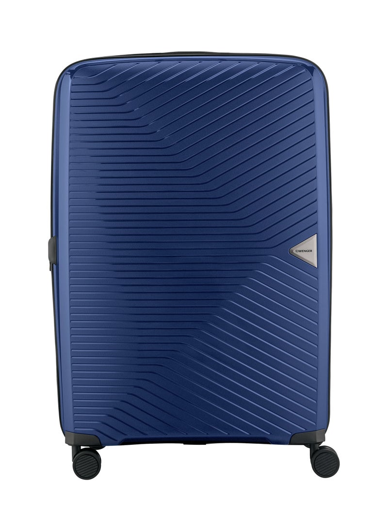 Wenger - UltraLite Hardside Large Expandable 76cm Check-In Luggage Trolley Blue - 612376 - Image 1