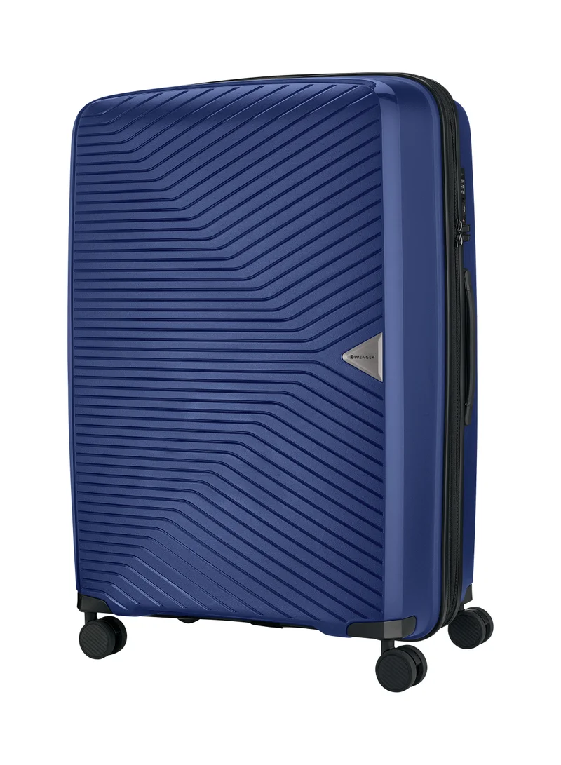 Wenger UltraLite Hardside Large Expandable 76cm Check-In Luggage Trolley Blue - 612376