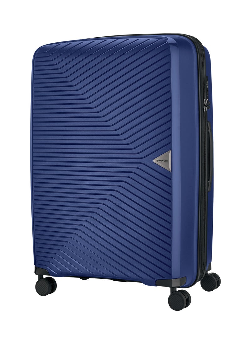 Wenger - UltraLite Hardside Large Expandable 76cm Check-In Luggage Trolley Blue - 612376 - Image 1