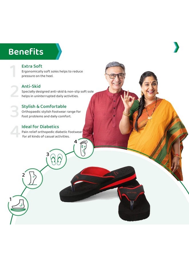 ORTHO JOY Doctor Orthopedic Soft Slippers For Ladies Daily Use/mcr chappals for women/ortho slippers women - Image 4