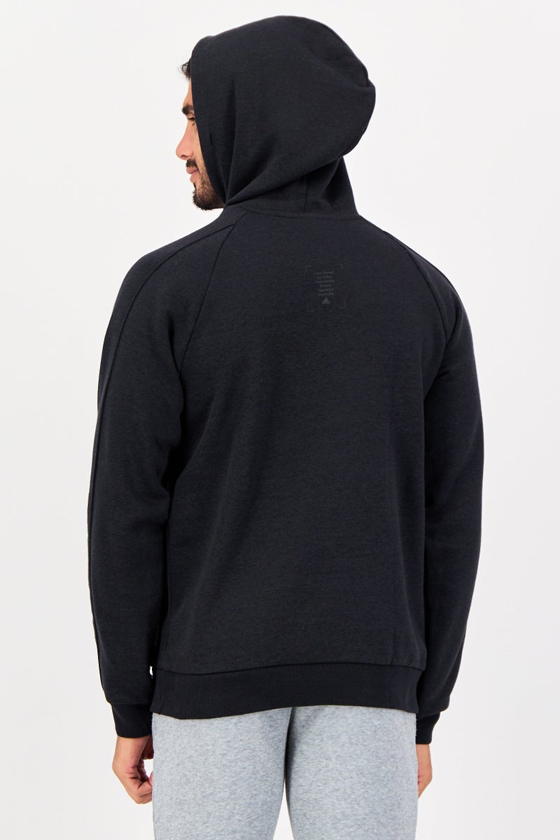 Adidas Men Sportswear Fit Long Sleeve Outdoor Hoodie, Black - Image 3