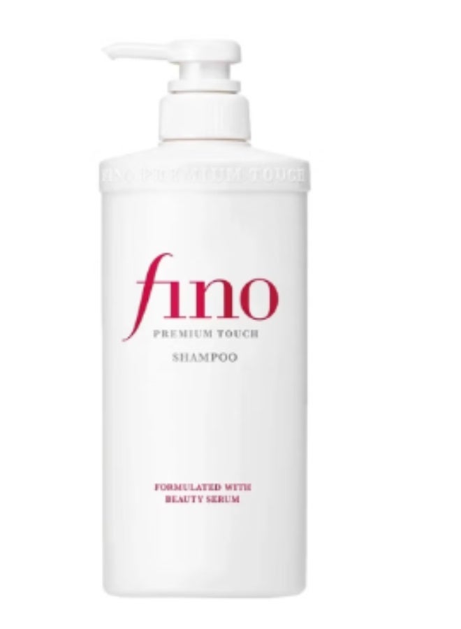 Fino Shiseido Premium Touch Shampoo Combines Nutrients Extracted From Essential Oils, Helping To Restore Damaged Hair, Deeply Moisturize Give Hair Soft And Strong Finish 500ml