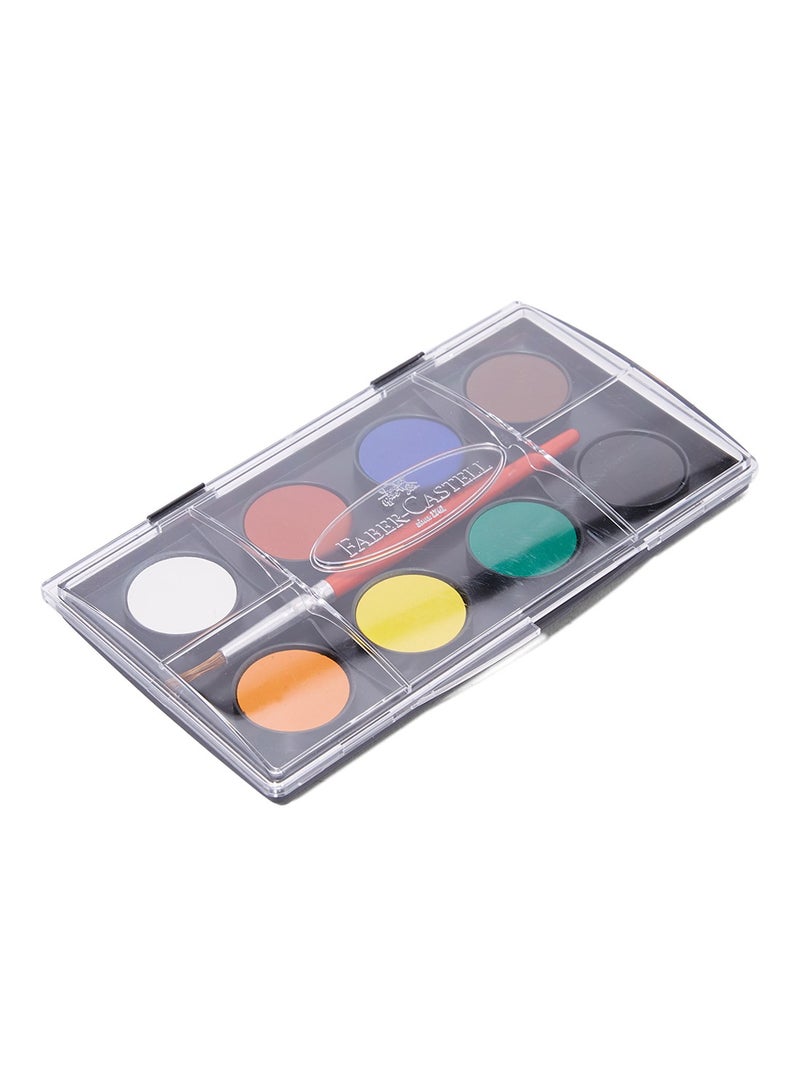 فابير كاستل الوان مائية 8 الوان مع فرشاة قطر 24 ملم متعددة الالوان - Image 2