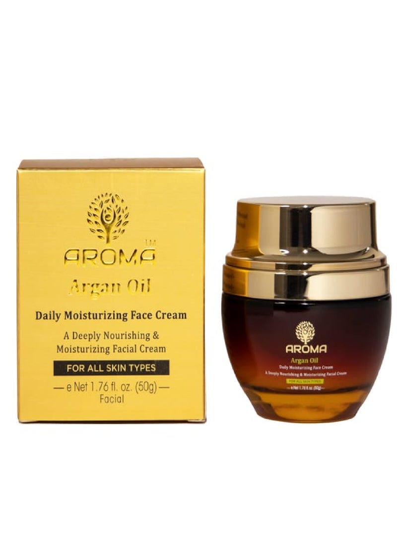 Aroma AROMA ARGAN OIL DAILY MOIST.FACE CRM 50G 