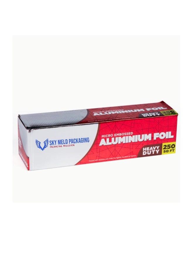 SKY MELD Aluminium Foil Embossed 30cmx250Sqft 6 Rolls