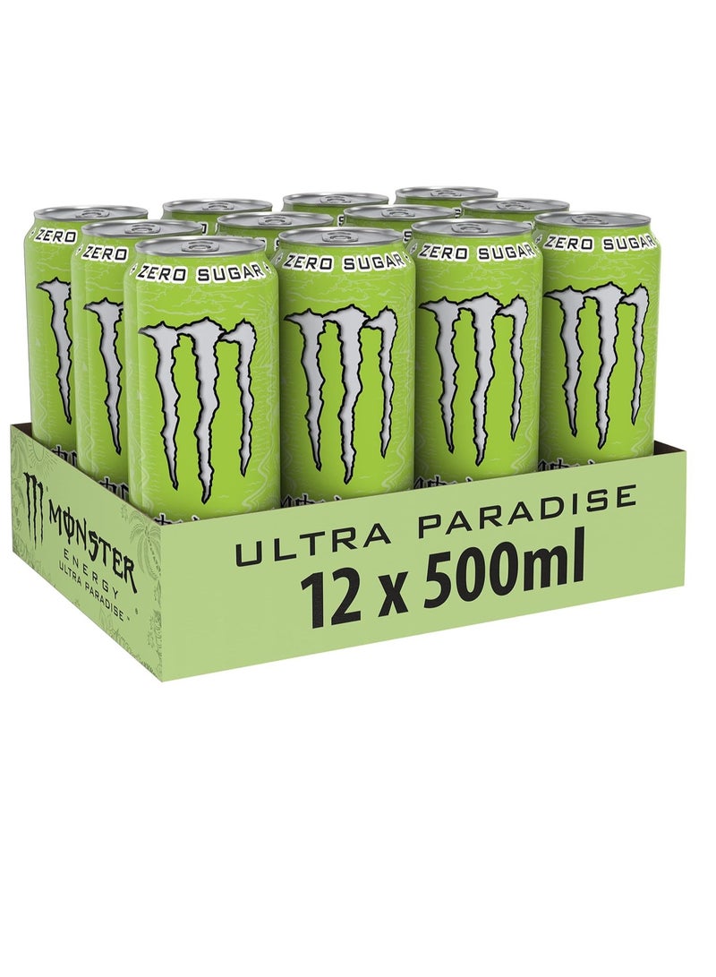 Monster Energy Drink Ultra Paradise 500ml Pack of 12 - Image 1