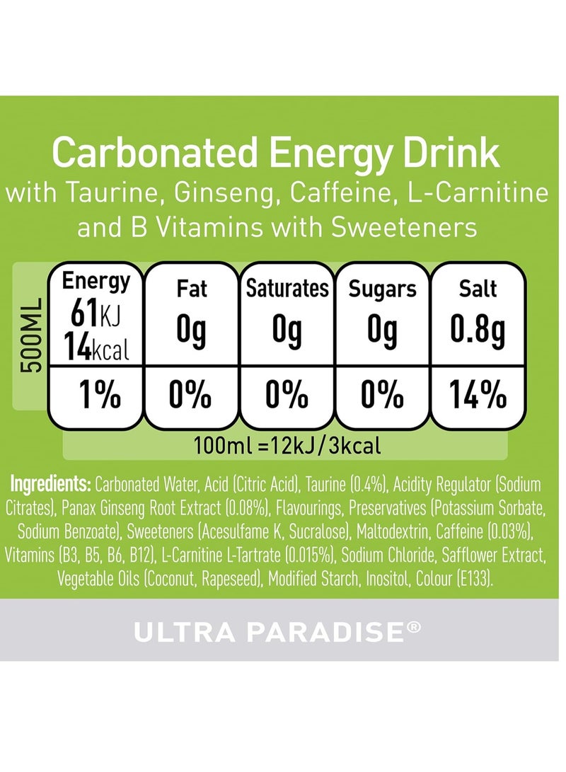 Monster Energy Drink Ultra Paradise 500ml Pack of 12 - Image 2