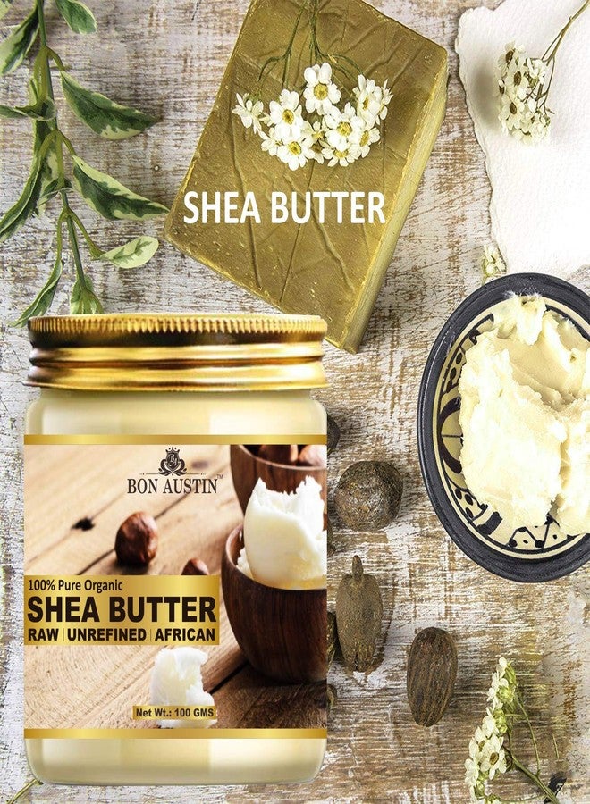 Bon Austin 100% Pure & Natural Shea Butter | Raw & Unrefined Body & Face Moisturizer | Deep Hydration for Dry Skin, Hair, Stretch Marks & Anti-Aging | Ideal for Hair Mask & Skin Care | 100g Pack (100 gram) - Image 4