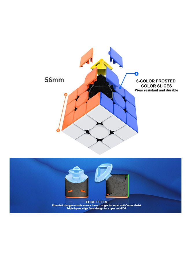 NIBEMINENT Sticker Less Magic Cube 5.6 x 5.6cm - Image 2