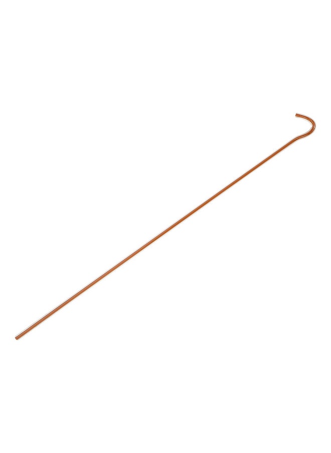 AL SANIDI Crystal Plastic Crutch Stick, Honey-Colored, Size 95 Cm  - Image 1