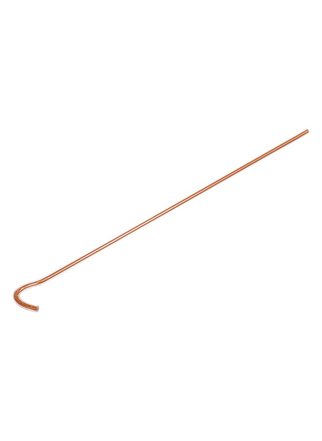 AL SANIDI Crystal Plastic Crutch Stick, Honey-Colored, Size 95 Cm  - Image 3