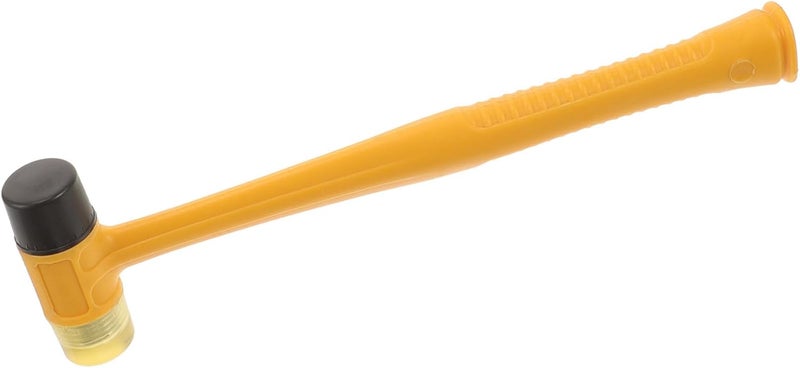 Zerodeko Detachable Double Head round Head Hammer Mallet for Furniture Installation with Plastic Handle Yellow Tapping Hammer Hand Tool for Home Improvement - Image 1