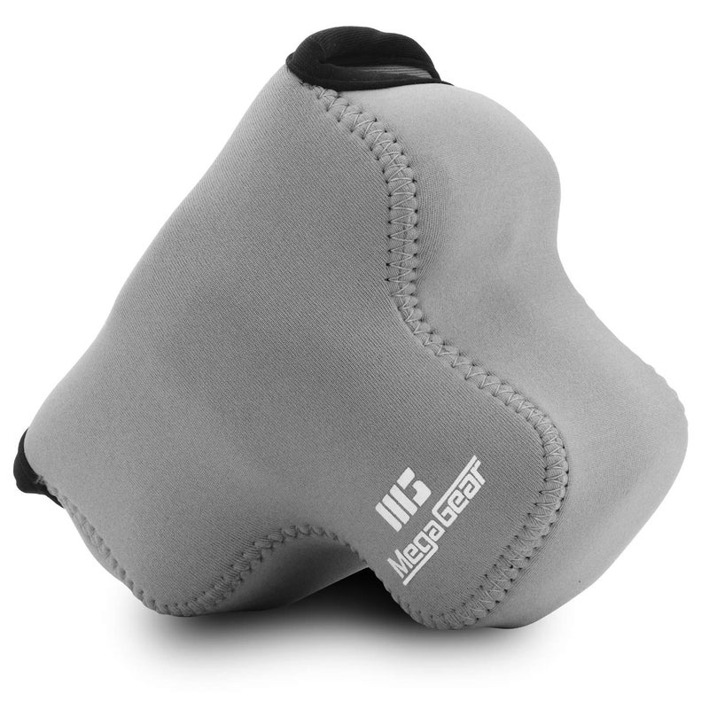MegaGear Ultra Light Neoprene Camera Case Compatible with Canon EOS M50 II, EOS M50, M5 (15-45mm),Gray - Image 2
