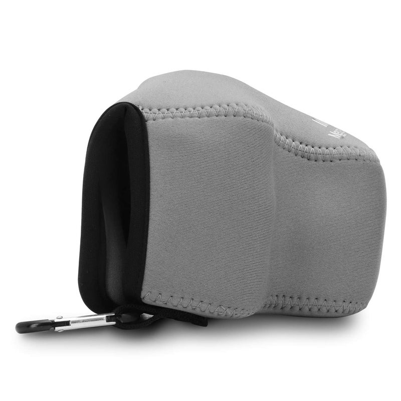 MegaGear Ultra Light Neoprene Camera Case Compatible with Canon EOS M50 II, EOS M50, M5 (15-45mm),Gray - Image 3