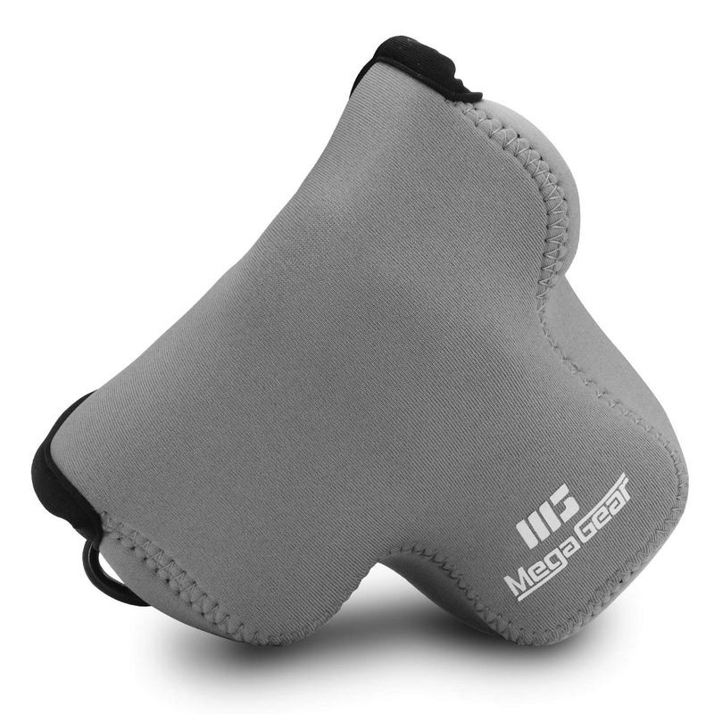 MegaGear Ultra Light Neoprene Camera Case Compatible with Canon EOS M50 II, EOS M50, M5 (15-45mm),Gray - Image 1