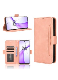 For OnePlus Ace 3V 5G Skin Feel Calf Texture Card Slots Leather Phone Case(Pink)