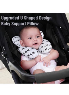 Daytoyz Baby Travel Pillow Pushchair Car Seat Soft Head and Neck Support Pillow Baby Travel Neck Pillow Suitable for Babies 0-1 Years Old  - Image 3