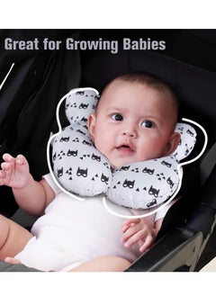 Daytoyz Baby Travel Pillow Pushchair Car Seat Soft Head and Neck Support Pillow Baby Travel Neck Pillow Suitable for Babies 0-1 Years Old  - Image 4
