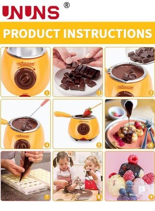 Chocolate Melting Pot,MINI Electric Chocolate Melting Pot,Chocolate Warmer Machine For Milk,Chocolate,Cheese,Butter,Candy - view 3