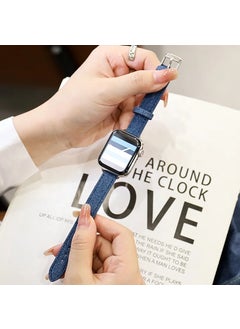 Apple Watch Compatible 42MM 44MM 45MM 49MM 1/2/3/4/5/6/se/7/8/ultra Band Loop Band Jean Band